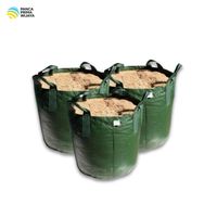 Bolsa de Cultivo Resistente de Alta Calidad de 100L, Resistente a los Rayos UV, con 4 Asas, para Verduras, Frutas, Jardinería y Agricultura