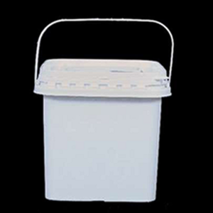 Wholesale 4L Square Plastic Pail White PP Airtight <b>Swing</b> <b>Top</b> Container for Liquid Packaging - Product Image 3