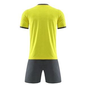 Uniforme de Fútbol Personalizado de Alta Calidad para Adultos, Unisex, Cuello Redondo, Manga Corta, 100% Poliéster, Secado Rápido, Colores y Logotipo Personalizables, 380g - Product Image 1