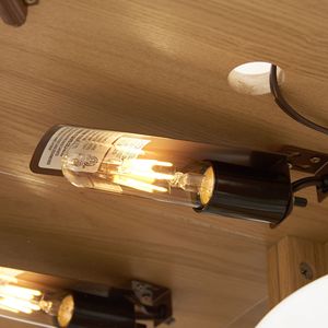 <b>Lighted</b> Corner Curio Cabinet Glass Display Case for Living Room Elegant Antiqued Accent Piece - Product Image 5