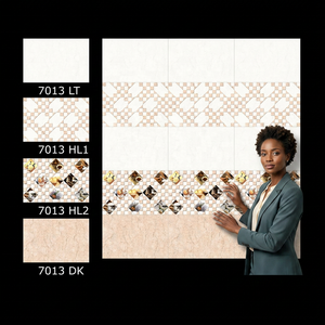 Most Demanded Bathroom Interior Kitchen Design Glossy Finish Ceramic Digital Glazed Wall <b>Tiles</b> 250x375mm - Product Image 3