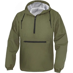 Veste coupe-vent pour homme à prix abordable, directement de l'usine, respirante, couleur unie, multi-poches - Product Image 2