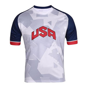 Maillot de foot personnalisé avec image, numéro et nom personnalisés, maillot de football respirant et à séchage rapide pour hommes, service OEM - Product Image 1