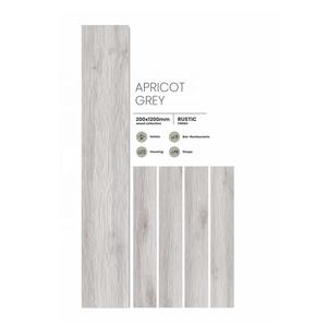 Carreaux de porcelaine d'intérieur classiques modernes Rectangle mat 200x1200mm Texture de bois pour les chambres à coucher Ressemble à de la céramique - Product Image 3