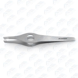 Pinzas de depilación faciales de acero inoxidable personalizadas, planas y inclinadas, para hombres y mujeres, pinzas profesionales de precisión doradas para cejas - Product Image 6