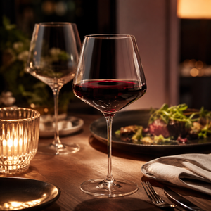Verre à vin en borosilicate fait main avec logo personnalisé, 720 ml, pour cadeaux d'entreprise et kits de bienvenue promotionnels - Product Image 5
