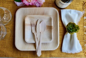 Couteau à gâteau écologique en bois de bouleau 155 mm pour mariages et services de desserts, pour buffets, traiteurs et événements de boulangerie 2026 - Product Image 1