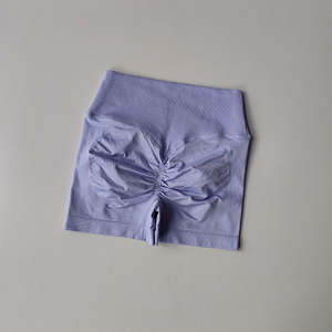 Shorts de Yoga de Cintura Alta Súper Elásticos para Mujer, Shorts Deportivos para Gimnasio, Ropa Deportiva Activa, Shorts Cortos para Hacer Ejercicio, Shorts Deportivos Ajustados con Efecto Push-Up - Product Image 2