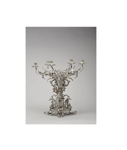 Candelabro de aluminio único para decoración clásica del hogar, centro de mesa de boda de lujo y exhibiciones - Product Image 2