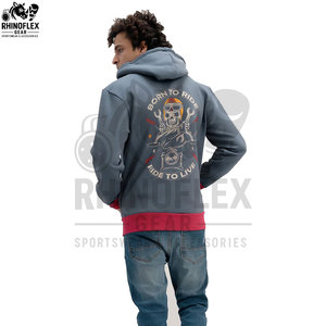 Sudaderas con capucha de peso pesado al por mayor con cremallera completa para logotipos personalizados, sudaderas con cremallera y mangas raglán. - Product Image 5