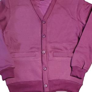 Cárdigan de punto unisex informal antiarrugas con cuello en V estándar y botonadura sencilla, abrigo superior para ropa de trabajo de invierno - Product Image 1