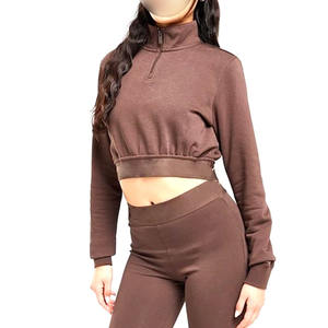 ชุดวอร์มผู้หญิงแบบออนไลน์ ชุดเซ็ตผ้าฟลีซเนื้อหนัก 100% ผ้าฝ้าย ทรงหลวม ขากว้าง ทรงตรง กางเกงวอร์มขาบาน และเสื้อฮู้ด - Product Image 5