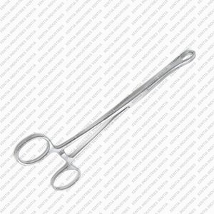 Pinzas veterinarias Foerster para esponjas, 8 pulgadas, rectas, dentadas, para apósitos quirúrgicos, de acero inoxidable, OEM, certificado CE - Product Image 6