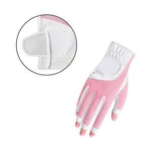 Guantes de Golf Antideslizantes de Piel de Oveja Blanca de Primera Calidad, Personalizados con Marca, de Cuero Genuino, para Hombres y Mujeres, Mano Izquierda, Deportes - Product Image 3