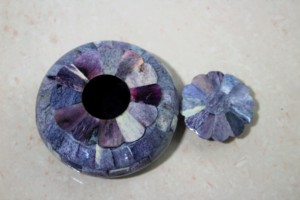 Handcrafted <b>Blue</b> Bone Inlay Tobacco <b>Storage</b> <b>Box</b> Decorative Bone Inlay Jar Luxury Home Decor Container - Product Image 5