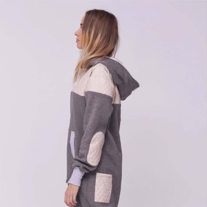 Pyjamas Onesies pour adultes, unisexes, en polaire doux, vêtements de nuit d'hiver, Kigurumi à capuche, dessin animé, fournisseur en gros, fabricant OEM - Product Image 4