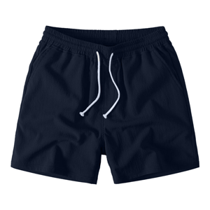 Pantalones Cortos Deportivos Casuales para Hombre, de Color Sólido, Secado Rápido, Cintura Elástica con Cordón Ajustable - Product Image 1