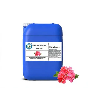 Huile essentielle de géranium en vrac, emballage standard - 100% pure, naturelle, qualité cosmétique - Fournisseur de qualité export d'Inde - Product Image 1