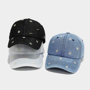 Casquette de baseball unisexe en coton avec broderie étoile, chapeau décontracté pour le printemps et l'été, ajustement réglable - Product Image 4