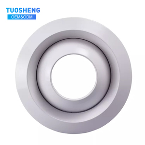 TUOSHENG QP Diseño industrial Ahorro de energía HVAC Caño de bola de aluminio motorizado Boquilla de chorro Difusor Montado en la pared Personalizable - Product Image 4