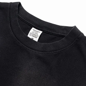 Fábrica de Ropa Urbana Personalizada, MOQ Bajo, Ropa de Moda, Camisetas de Algodón con Estampado Gráfico y Efecto Desgastado por el Sol, Camisetas Extra Grandes - Product Image 3