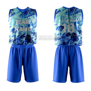 Tenue d'entraînement de volley-ball de dernière conception fabriquée en usine, uniforme de volley-ball de couleur unie - Product Image 3