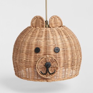 Baby night <b>light</b> lamp <b>cover</b> handmade rattan lampshades woven bunny lightshades great quality - Product Image 6