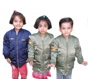 Kids MA1 Bomber <b>Jackets</b>, Youth MA1 Flight <b>Jackets</b>, Nylon <b>Pilot</b> <b>Jackets</b> - Product Image 3