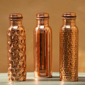 ขวดทองแดงมีลวดลายพร้อมฝาเกลียว - Product Image 6