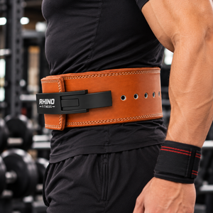Ceinture de musculation en néoprène Rhino Fitness, réglable, enveloppante, soutien lombaire pour adultes, toutes saisons, entraînement en salle de sport - Product Image 3