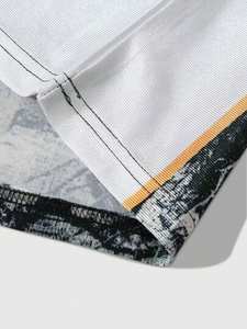 Maillot de football américain camouflage streetwear, t-shirt oversize en polyester style équipe sportive, maillot personnalisé par sublimation - Product Image 5