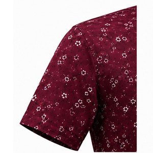 Chemise décontractée à manches courtes pour homme, imprimée, de luxe, de haute qualité, avec une finition élégante et un style moderne - Product Image 4