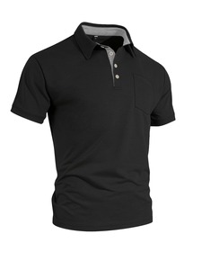 Nuevo Diseño Personalizado de Camiseta Polo de Manga Corta para Hombre, Camiseta Polo de Golf de Poliéster, Camiseta Polo Unisex Transpirable de Color Sólido - Product Image 2