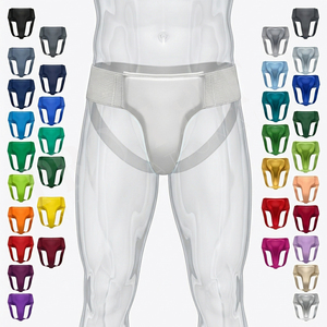 Sports High Quality Plain Blank Groin Guard Protector MMA Boxing Karate Taekwondo Athletic Cup for Impact Safety OEM Groin Pads - Product Image 1