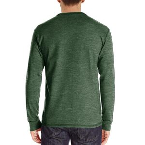 เสื้อยืดแขนยาวผู้ชายคุณภาพพรีเมียม ผ้าฝ้าย 100% หนา 300gsm แบบเรียบ ปรับแต่งโลโก้ด้านหน้าและด้านหลังได้ - Product Image 4