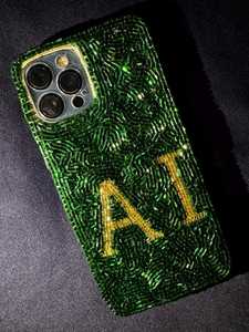 Bolsos de mano hechos a mano con cuentas de San Patricio, funda para celular con cuentas de semillas, bolso cruzado para uso diario, diseño único para viajes - Product Image 4