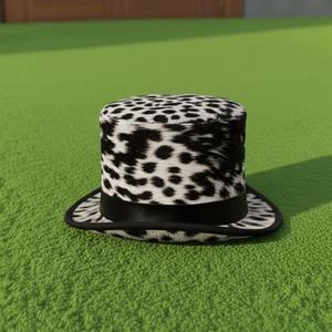 Chapeau Western en cuir de vachette noir fait main, élégant, nouveau, à prix réduit, idéal pour les festivals en plein air - Product Image 2