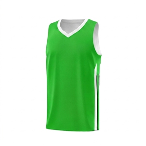 Yellow V-Neck Sleeveless Basketball Jersey Mesh Breathable Unisex Adult Sports Tank <b>Top</b> - Product Image 5