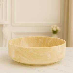 Bol de service en résine époxy pour une décoration de table contemporaine, offrant un look artistique moderne pour des besoins de service élégants - Product Image 1