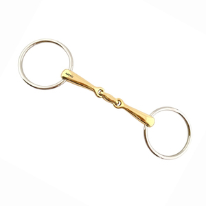 Bocado de Doble Articulación de Acero Inoxidable de Alta Calidad, Cómodo y Más Vendido, para Uso Ecuestre en Caballos - Product Image 1