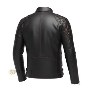 Veste en cuir confortable, légère, respirante et à séchage rapide, avec logo personnalisé, design personnalisé, vêtements de sport, moto, course automobile, plus - Product Image 2