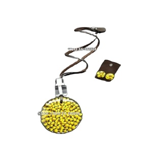 Nuevas niñas/mujeres flores llenas resina collar colgantes moda resina flor pendientes collar joyería conjunto para mujer joyería - Product Image 1