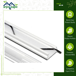 Perfil de Acero Galvanizado de Alta Calidad de 2m con Canal de Bloqueo de Película y Alambre Ondulado para Fijación Segura de Película de Polietileno para Invernaderos y Agricultura - Product Image 3