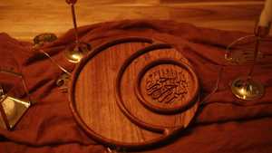 Handmade Wooden Ramadan Tray Arabic Dates and Sweets Serving <b>Platter</b> Customized Dish for Eid Majlis Table Decoration Wholesale - Product Image 6