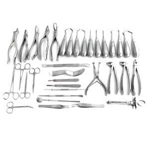 Kit d'instruments chirurgicaux médicaux réutilisables en acier inoxydable, 35 pièces, qualité hospitalière, meilleur fournisseur en gros - Product Image 1