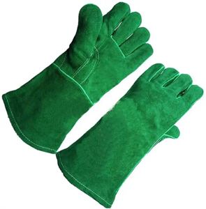 Guantes de Seguridad Industriales para Soldadura, Certificación CE, 11 oz, Sin Látex, Reforzados con Piel de Vacuno, Antiestáticos, Flexibles, Antideslizantes - Product Image 4