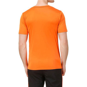 T-shirt homme coupe ample, couleur unie, logo personnalisé imprimé, tissu Dry Fit, pour l'été, 100% polyester, fabriqué au Pakistan - Product Image 3