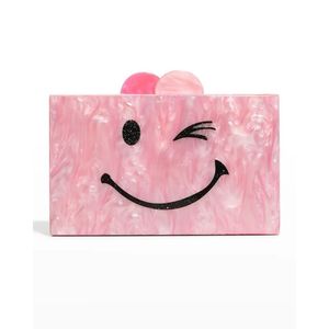 Pochette de soirée en résine artisanale de luxe écologique pour femmes, accessoire de mode en cristal - Product Image 6