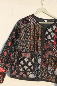 Chaqueta Kantha hecha a mano India Chaqueta reversible Chaqueta Kantha Vintage para mujer - Product Image 6