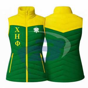 Chaleco Acolchado Premium de la Hermandad Chi Eta Phi CEPhi, Chaleco Acolchado de Alta Calidad, Chaleco Acolchado para Mujer - Product Image 1